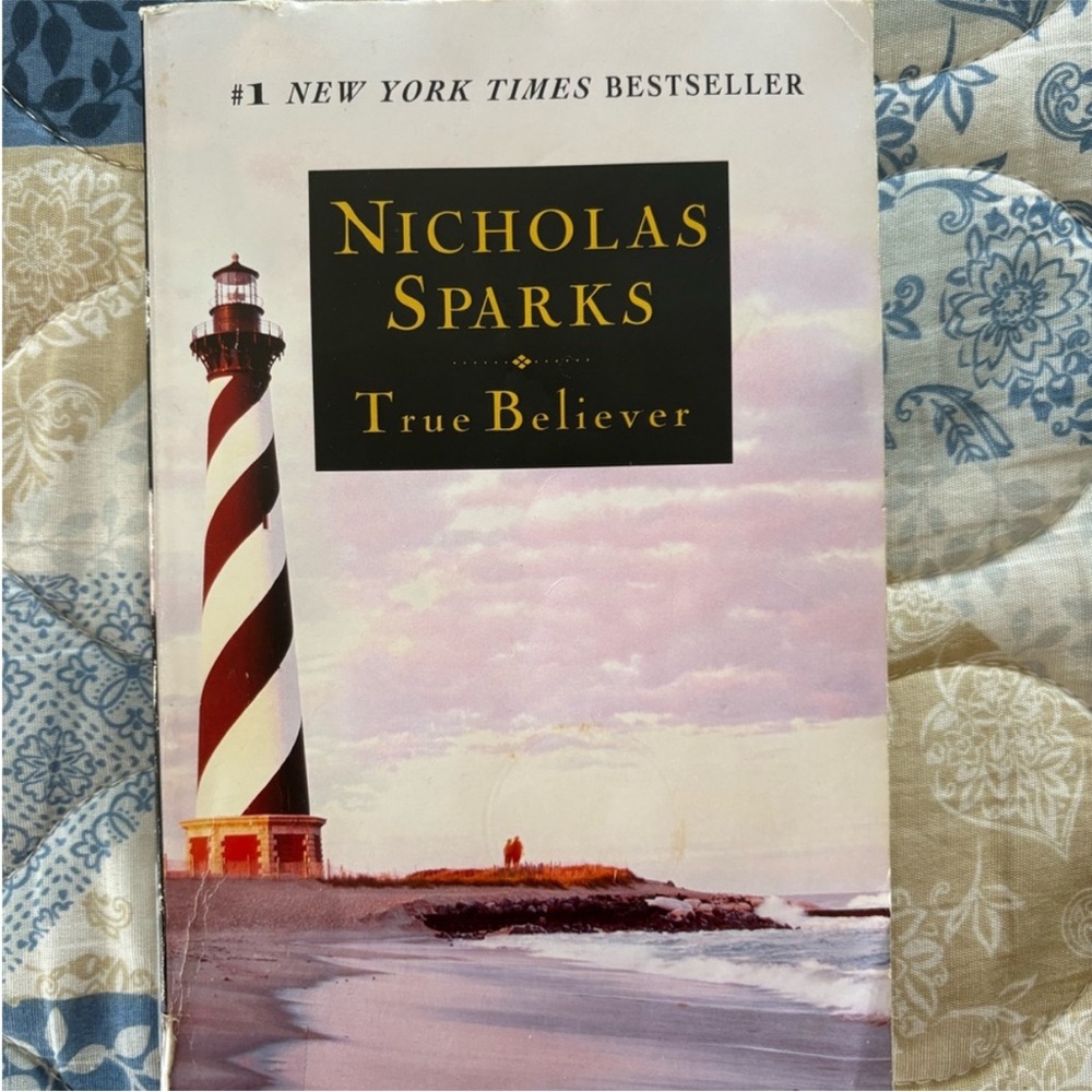 Nicholas Sparks 'True Believer' Hardcover Book